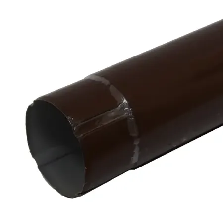 Труба круглая D90 мм 1000 мм цвет коричневый