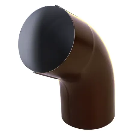 Колено трубы 55° D90 мм цвет коричневый для дома petshop игрушка для кошек удочка дразнилка с помпоном пищалкой коричневый