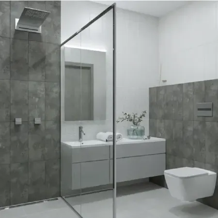 Плитка настенная Azori Trent 20.1x50.5 см 1.52 м² матовая цвет серый плитка напольная azori eclipse ornament 42х42 пэчворк