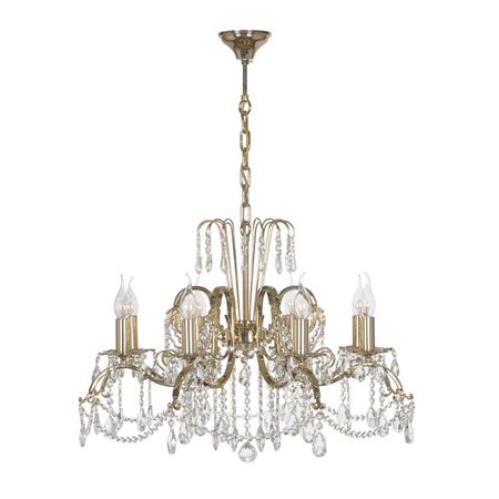 Люстра хрустальная на цепи Dio D'Arte ALESSANDRIA E 1.1.8.600 G