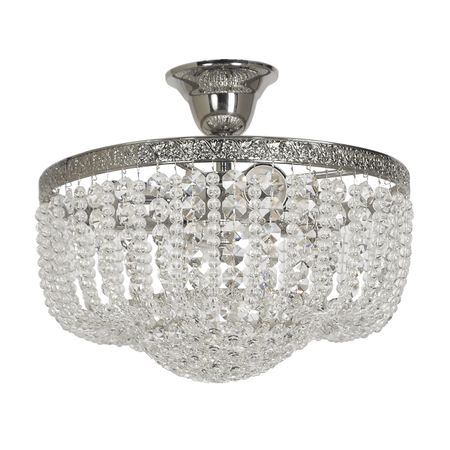 Люстра хрустальная Arti Lampadari FAVOLA E 1.3.30.502 N белая стеклянная люстра nordic 3 5 6 8 головок 220в