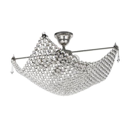 Люстра хрустальная Arti Lampadari ROMA E 1.3.50.501 N белая стеклянная люстра nordic 3 5 6 8 головок 220в