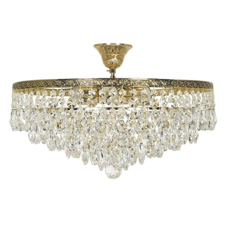 Люстра хрустальная Arti Lampadari CASTELLANA E 1.3.46.601 G белая стеклянная люстра nordic 3 5 6 8 головок 220в