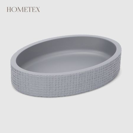 Мыльница Hometex Клетка bre1078aa-sd, тёмно-серый