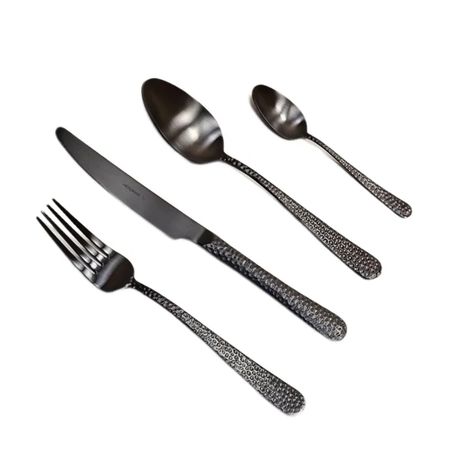 Набор столовых приборов HERDMAR Montana Black Mat PVD 24 предмета