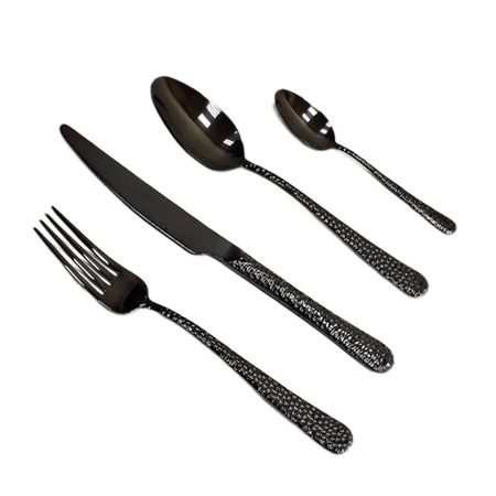 Набор столовых приборов HERDMAR Montana Black PVD 24 предмета