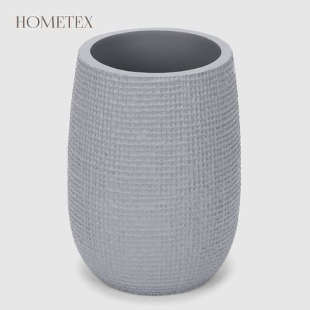 Стакан для зубных щёток Hometex Клетка, тёмно-серый щёток стеклоочистителя для skoda yeti 2008 2017