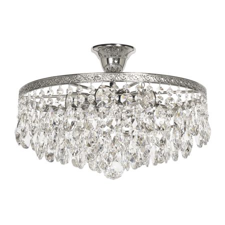 Люстра хрустальная Arti Lampadari CASTELLANA E 1.3.38.601 N белая стеклянная люстра nordic 3 5 6 8 головок 220в