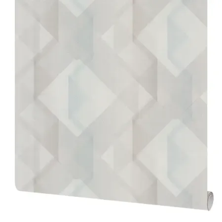 Обои флизелиновые Walldecor Exclusive Квадро серые 1.06 м 75326-41