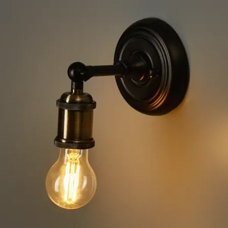 Настенный светильник KREAFORTA Hatanga цвет черный настенный ловец снов из металла