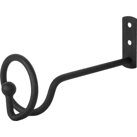 Держатель штор 14 см металл цвет черный рождественский держатель для штор