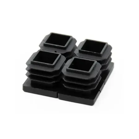 Заглушка на мебельную ножку KONSENSA 17x17 мм квадратные пластик цвет черный 4 шт. 10 50 шт квадратные т образные гайки m3 m4 m5 m6 m8 m10
