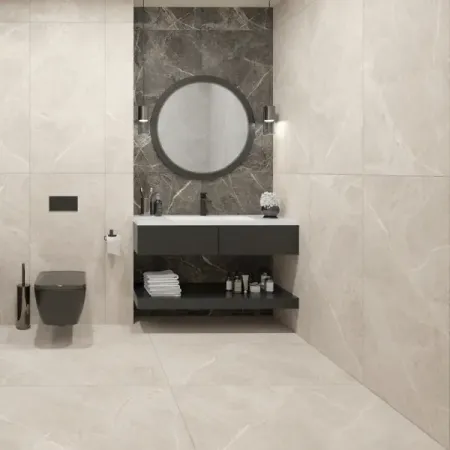 Глазурованный керамогранит Global Tile Amrita 60x120 см 1.44 м² матовый цвет серо-бежевый