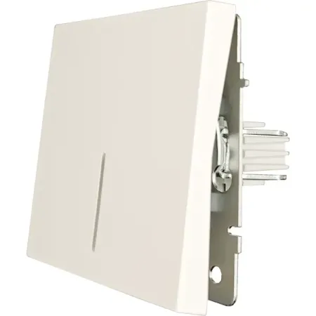 Выключатель встраиваемый Zima 1 клавиша с подсветкой цвет слоновая кость moes zigbee умный выключатель света