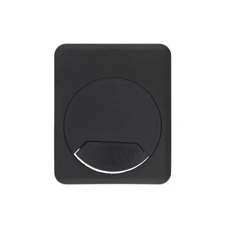 Заглушка кабель-канала 60x66x24 мм пластик цвет черный резиновые заглушки для проводов 7 50 мм черные