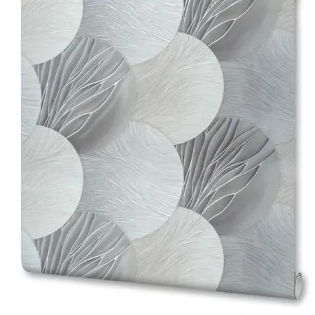 Обои флизелиновые Артекс Альто серые 1.06 м 11386-05