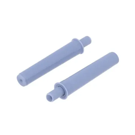 Демпфер мебельный врезной 9x70 мм ПВХ цвет серый 2 шт. черные резиновые прокладки для проводов 13 60 мм