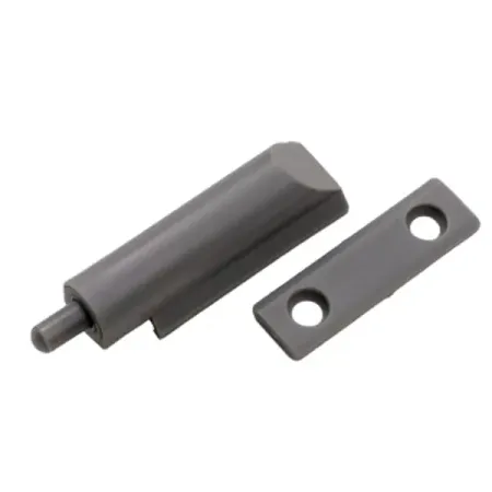 Демпфер мебельный накладной 5.8x62 мм ПВХ цвет серый 2 шт. черные резиновые прокладки для проводов 13 60 мм