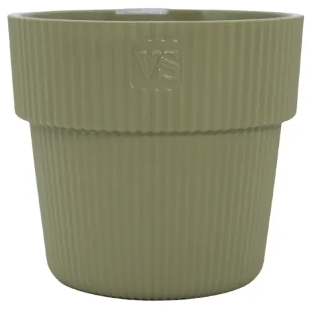 Кашпо Алемар VipSet Ø24.5 h22.8 см v8.2 л пластик оливка