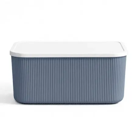 Корзина для хранения Primanova Рица 6.2 л цвет серый moonbiffy пакеты для хранения с молнией