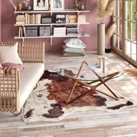 Ковер KREAFORTA Meribel 150x200 см полиэстер цвет разноцветный круглый ковёр для спальни