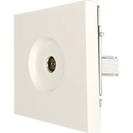 Розетка TV встраиваемая Lezard Zima без заземления цвет слоновая кость настенная розетка wallpad с usb деревянная панель