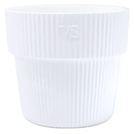 Кашпо Алемар VipSet Ø24.5 h22.8 см v8.2 л пластик белый абс пластик для toyota corolla e170 2014 2015 2016 2017 аксессуары для внутренней двери автомобиля протектор рамы крышки отделки автомобиля стайлинг