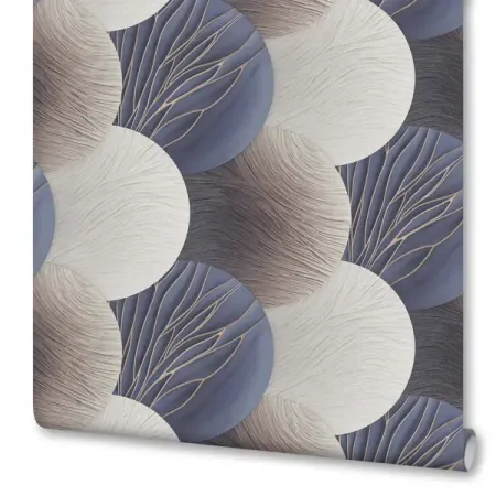 Обои флизелиновые Артекс Альто синие 1.06 м 11386-06 beibehang 3d обои из натуральных материалов синие красные журавли