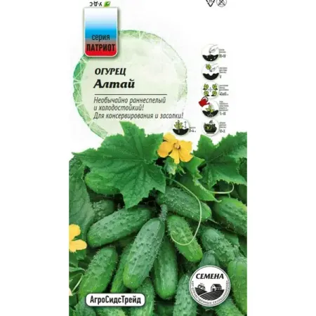 Семена овощей Агросидстрейд Патриот огурец Алтай фиточай алтай 2 для женщин с боровой маткой ф п 20