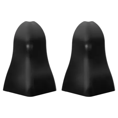 Уголок наружный для плинтуса Pro Дом «Черный» высота 55 мм 2 шт. уголок 135 градусов высота 150 дуб ниагара 19 1302 35