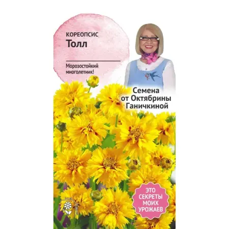 Семена цветов Семена от Октябрины Ганичкиной кореопсис Толл