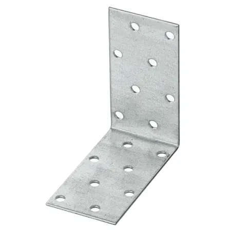 Угол крепежный монтажный сталь оцинкованная 80x40x2.5x80 мм уголок монтажный 24х25мм ольха 4шт