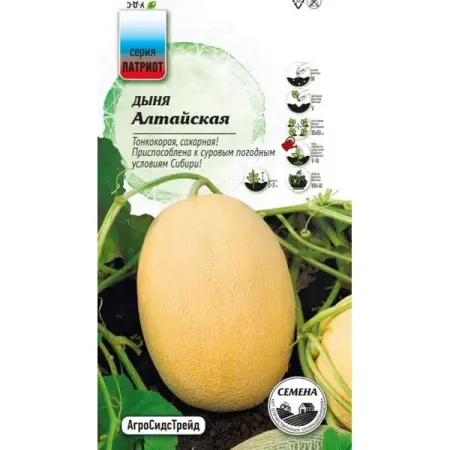 Семена овощей Агросидстрейд Патриот дыня Алтайская