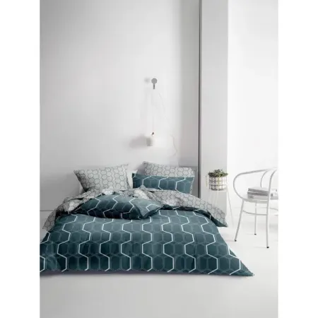 Комплект постельного белья Miaсона Polo евро бязь зеленый фартук из хлопка и льна с рисунком животных