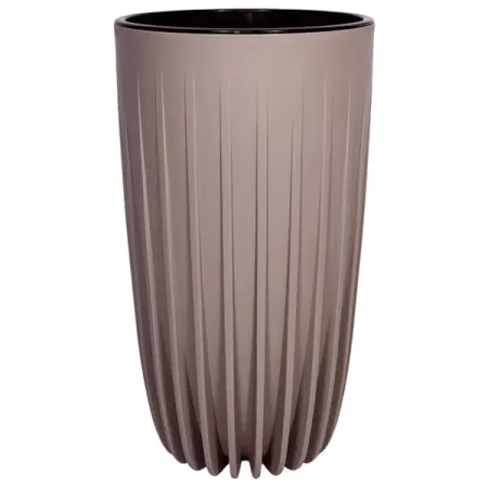 Кашпо Evergreen Design Сигма 28x30x53 см v17 л пластик фраппе абс пластик для toyota corolla e170 2014 2015 2016 2017 аксессуары для внутренней двери автомобиля протектор рамы крышки отделки автомобиля стайлинг