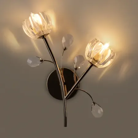 Светильник бра настенный Freya Fioress цвет золотой бра freya bessie e27 1х60вт