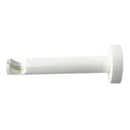 Держатель для однорядной штанги металл цвет белый 14.5 см металлический держатель для ручек