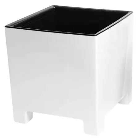 Кашпо Evergreen Design Нард 17x19x19 см v5.5 л пластик белый абс пластик для toyota corolla e170 2014 2015 2016 2017 аксессуары для внутренней двери автомобиля протектор рамы крышки отделки автомобиля стайлинг