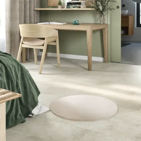 Коврик KREAFORTA Belleville круг Ø100 см полиэстер цвет белый мини банты для декора полиэстер 180 шт