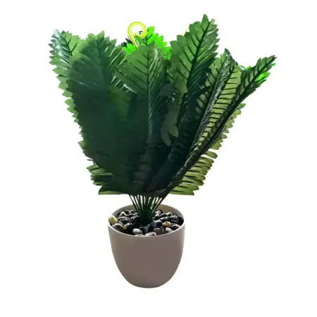 Искусственное растение в горшке Ужовник h12 см живое растение гибискус в ассортименте в горшке d 12 см 1 шт