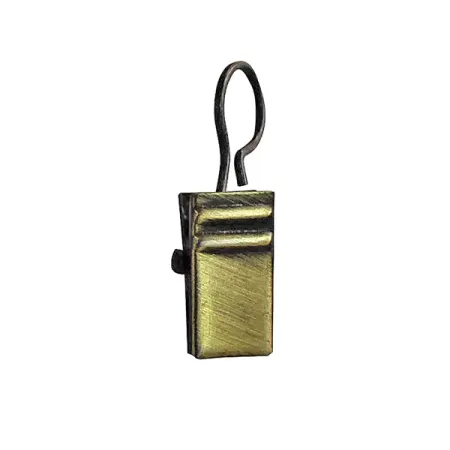 Зажим для штор 4 см металл цвет золото антик винтажный бронзовый металлический крючок