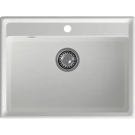 Мойка для кухни врезная Granfest Level 50x66 см глубина чаши 20 см мраморная крошка цвет иней