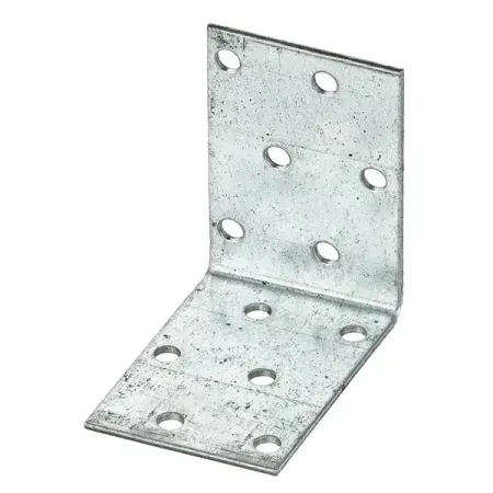 Угол крепежный монтажный сталь оцинкованная 60x40x2.5x60 мм уголок монтажный 24х25мм вишня 4шт