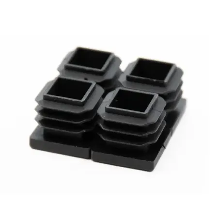 Заглушка на мебельную ножку KONSENSA 25x25 мм квадратные пластик цвет черный 4 шт. 10 50 шт квадратные т образные гайки m3 m4 m5 m6 m8 m10