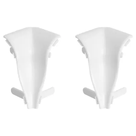 Уголок внутренний для плинтуса Pro Дом «Белый» высота 55 мм 2 шт. уголок алюминиевый белый 20x20x1 5х2000мм