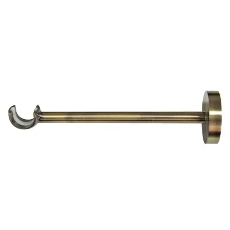 Держатель для однорядной штанги металл цвет золото антик 19.5 см винтажный постер для бара