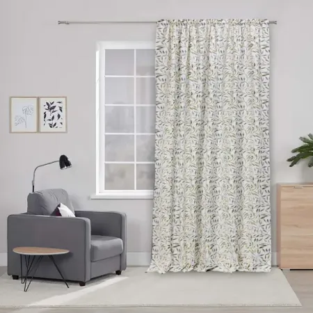 Штора на ленте Органик 160x270 см цвет зеленый женский фартук из хлопка и льна