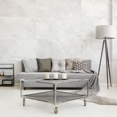 Глазурованный керамогранит Global Tile Pandora 60x120 см 1.44 м² матовый цвет светло-серый