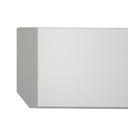 Плинтус экополимер Grace MK38 38х13х2000 мм белый (ТП10035148) наружный угол для кафеля 11 12 мм grace белый 2 5 м