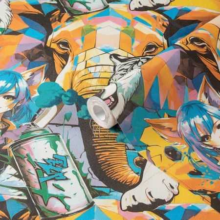 Обои компакт-винил на флизелиновой основе Palitra Home Anime HC72283-63 (1,06х10,05 м) аниме плакат k on xxihlive